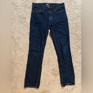 Men’s dark wash jeans